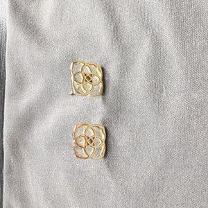 Kendra Scott Gold Logo Stud Earrings